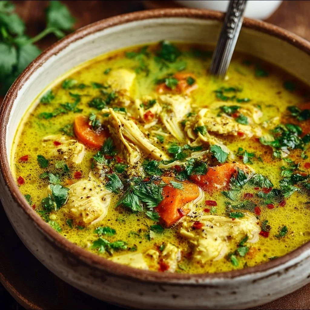 Anti Inflammatory Turmeric Chicken Soup