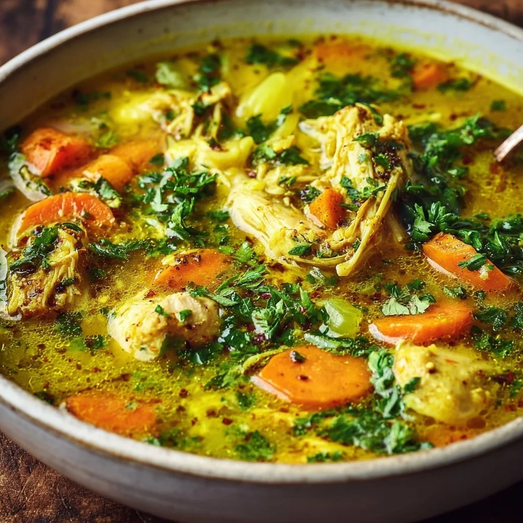 Anti Inflammatory Turmeric Chicken Soup