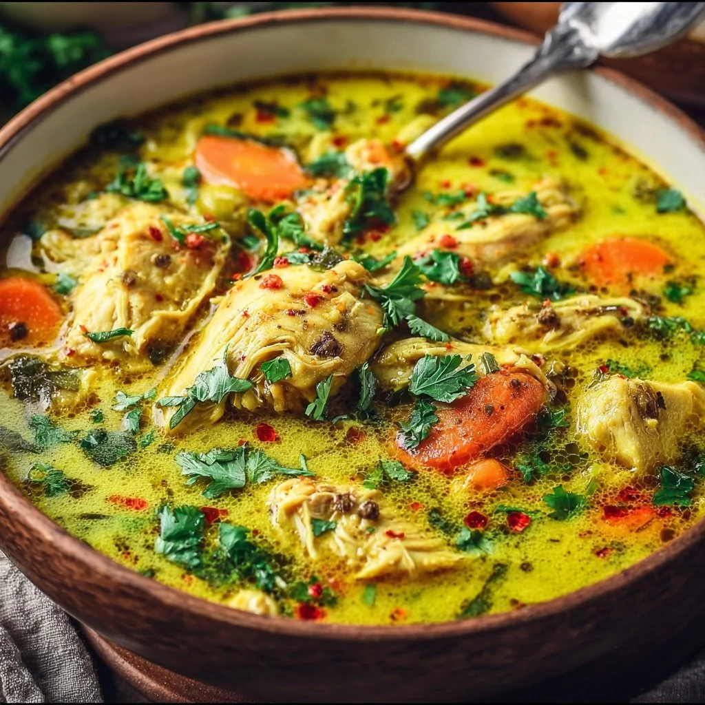 Anti Inflammatory Turmeric Chicken Soup