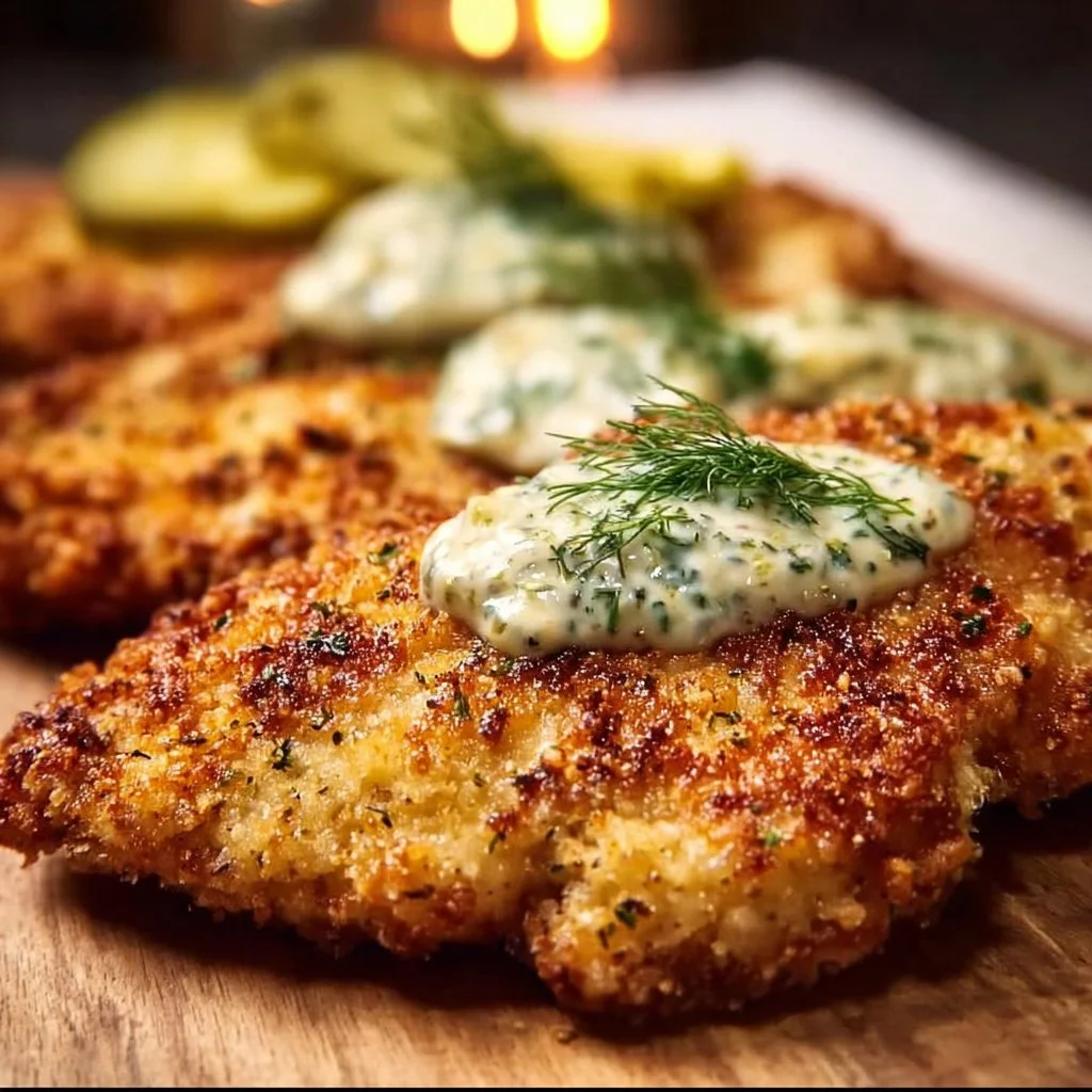 Crispy Dill Pickle Parmesan Chicken