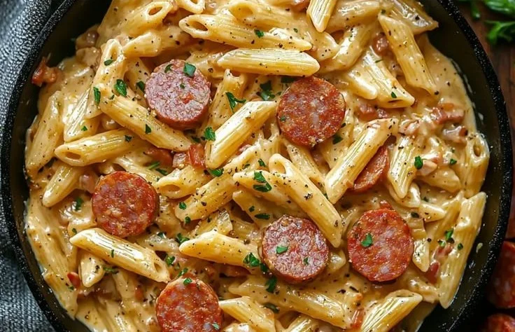 One Pot Kielbasa Pasta