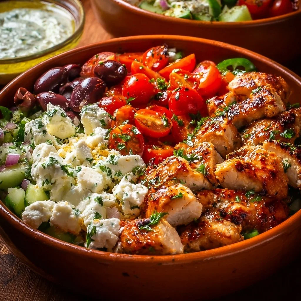 Greek Chicken Bowls