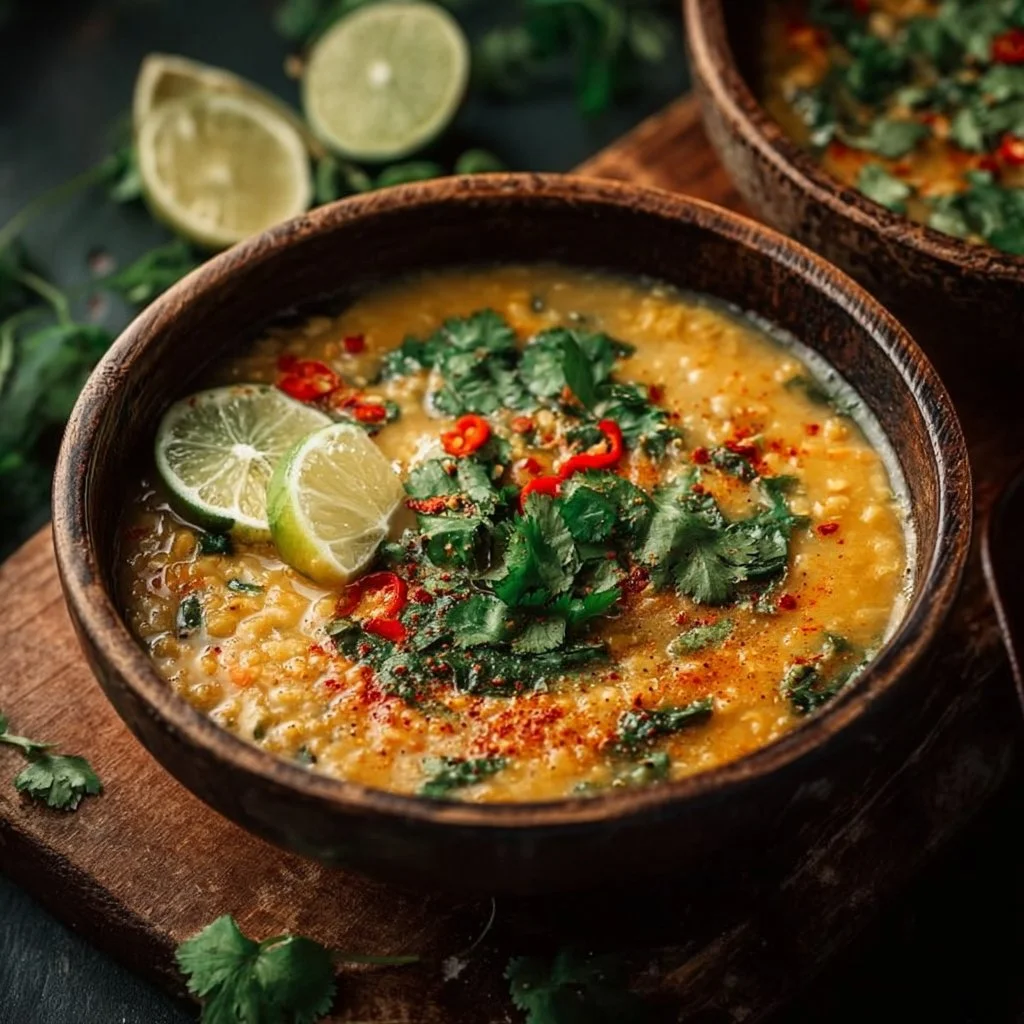 Thai Coconut Red Lentil Soup