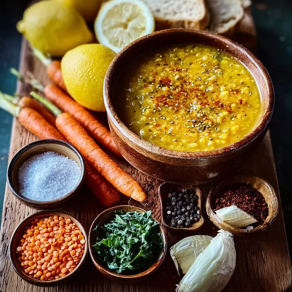Golden Lemon Lentil Soup