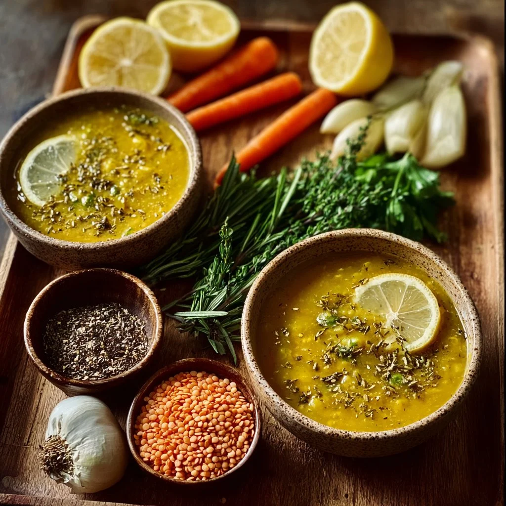 Golden Lemon Lentil Soup