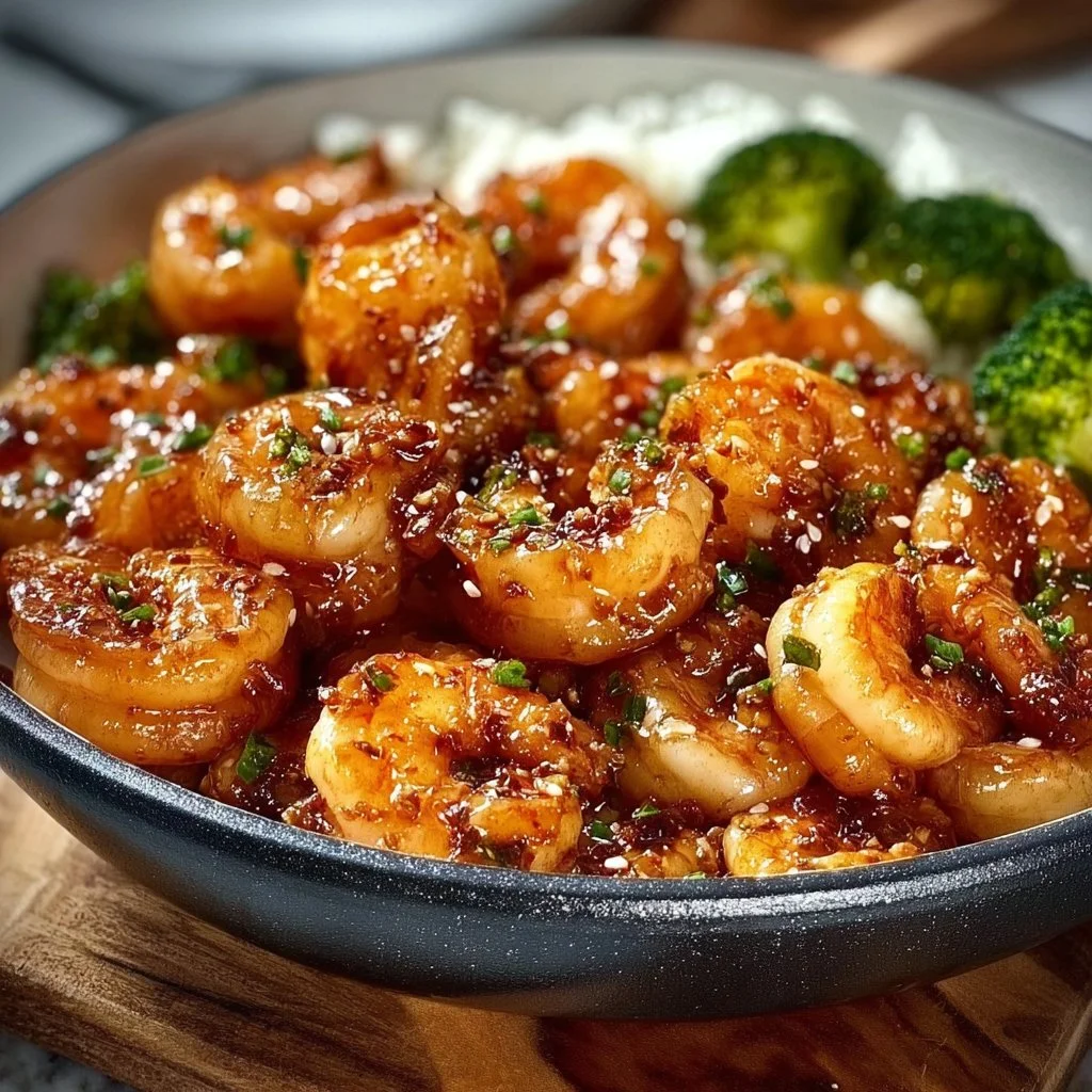 High-Protein Honey Garlic Shrimp