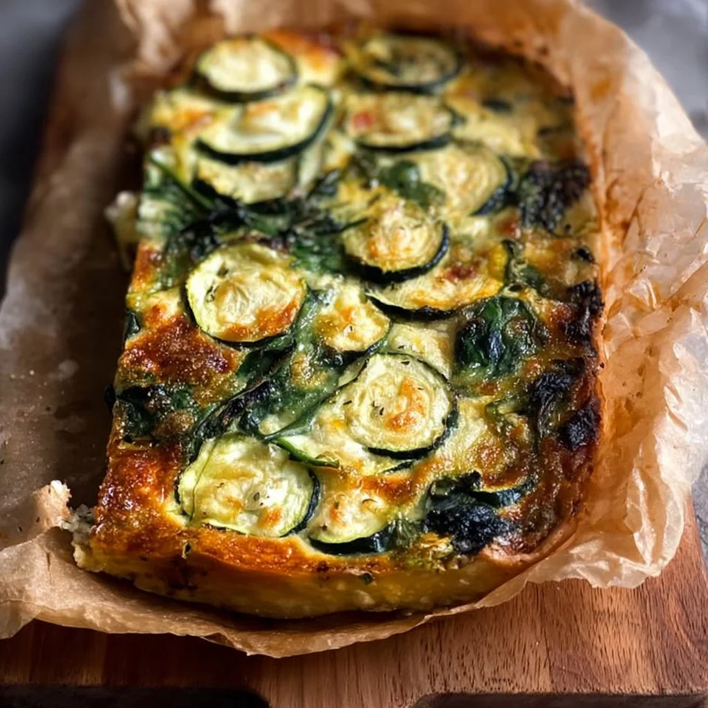 Zucchini and Spinach Pie | Keto Recipes