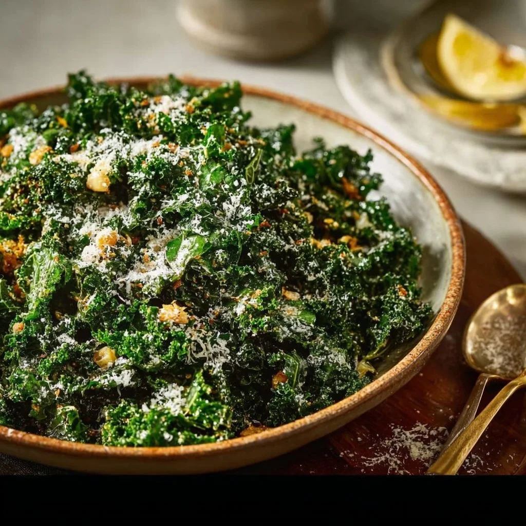 Lemon Parm Kale Salad
