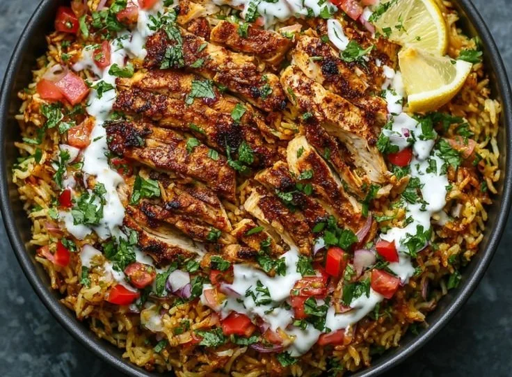 One Pot Chicken Shawarma Rice