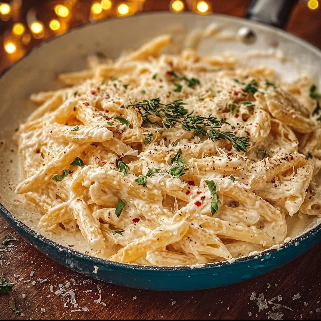 One Pot Creamy Garlic Pasta