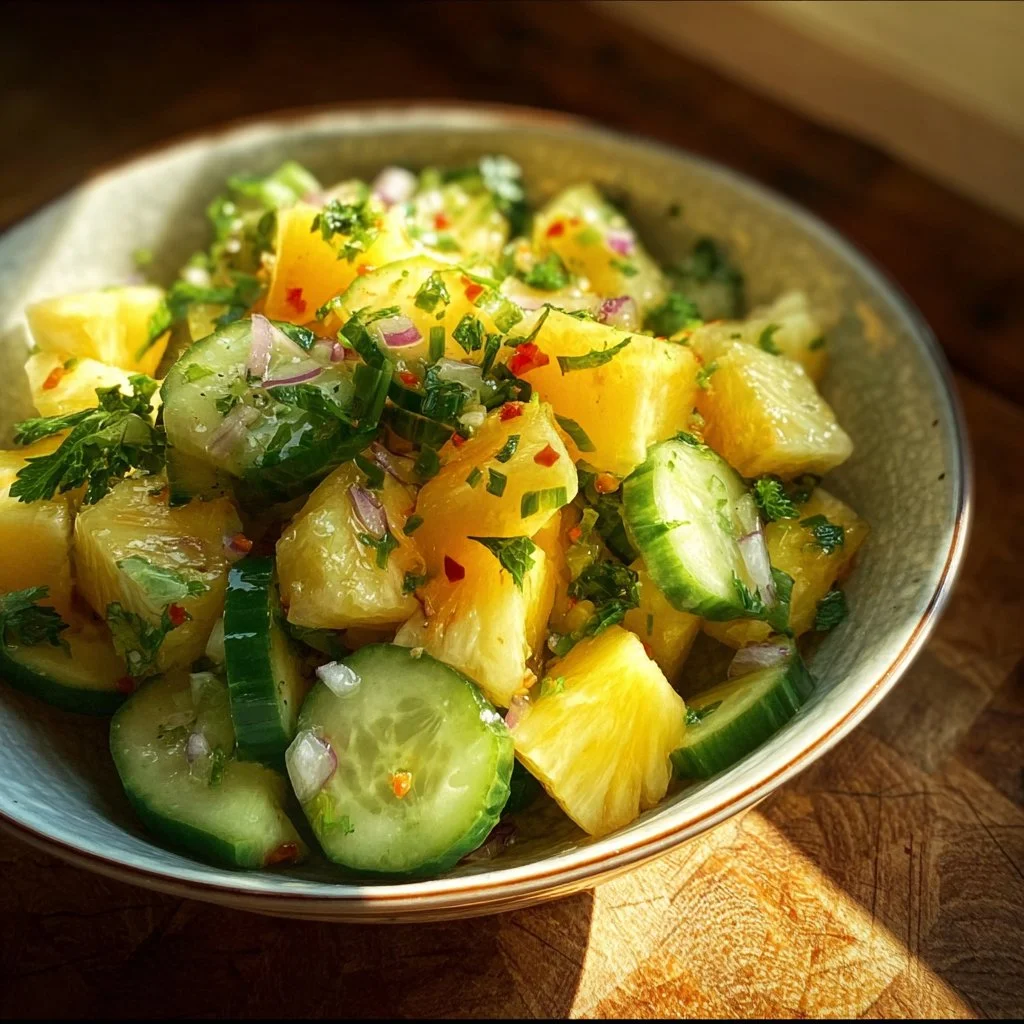 Pineapple Cucumber Salad