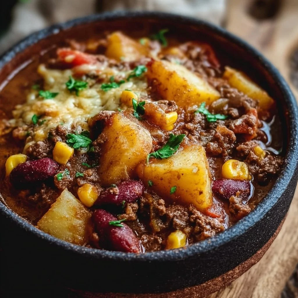 Slow Cooker Cowboy Casserole