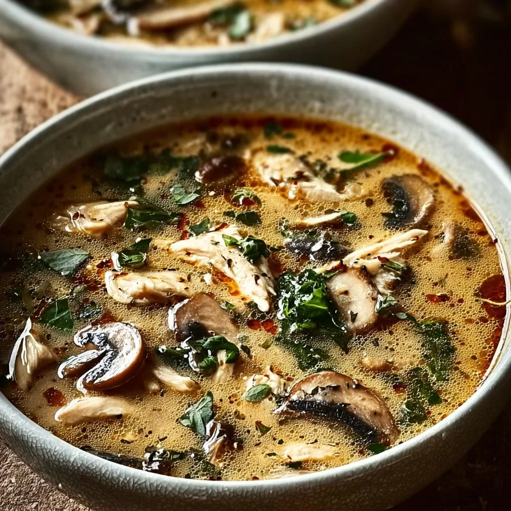 Warm Up with Clean Chicken Mushroom Soup for Cozy Nights