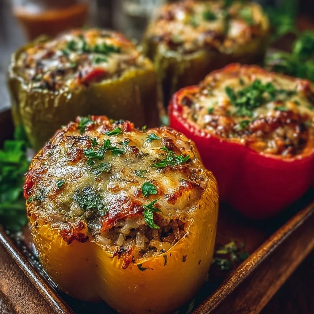 Vegetarian Stuffed Bell Peppers