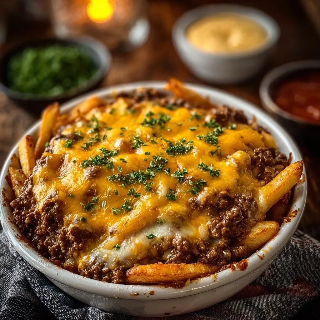 Cheeseburger French Fry Casserole