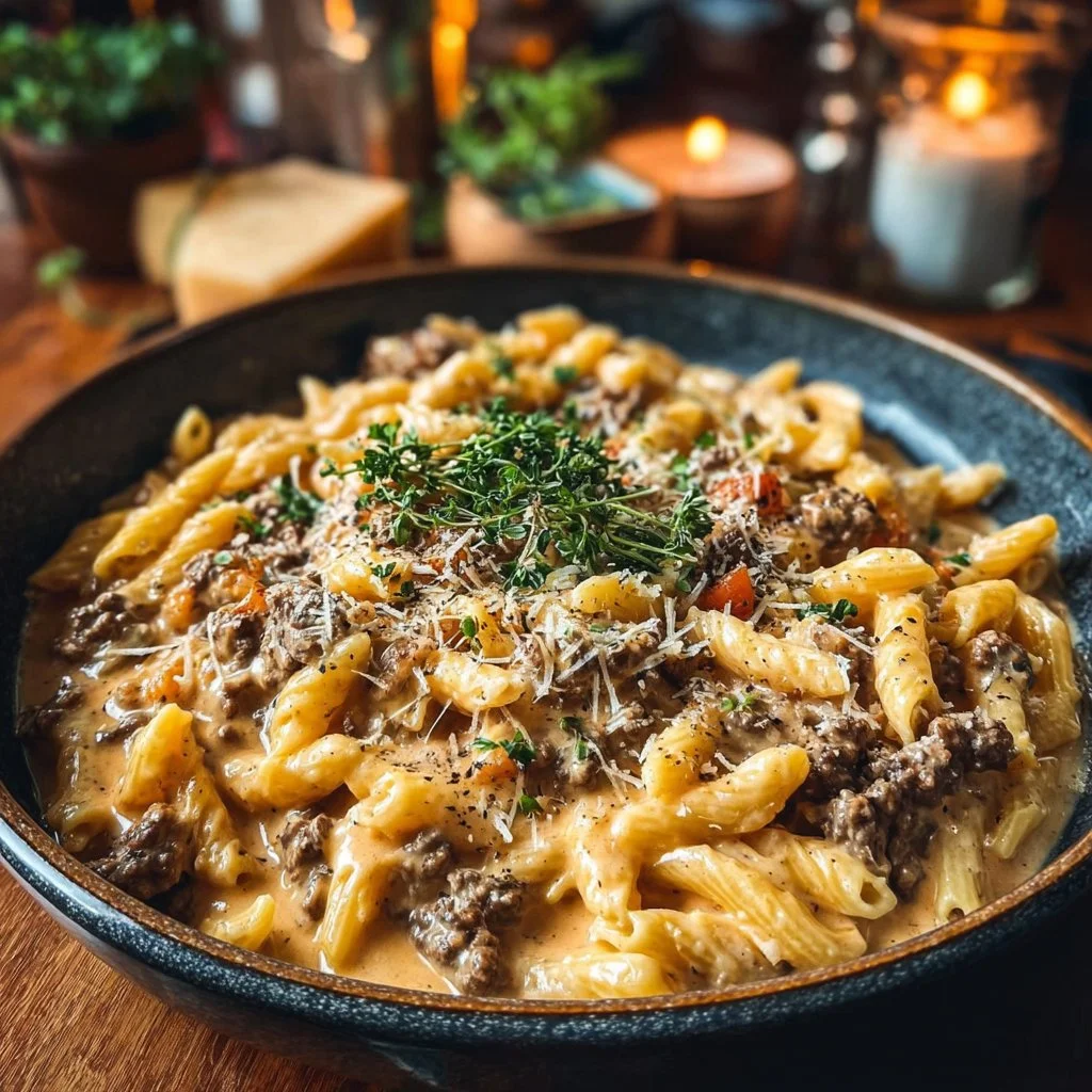 Creamy Beef Pasta