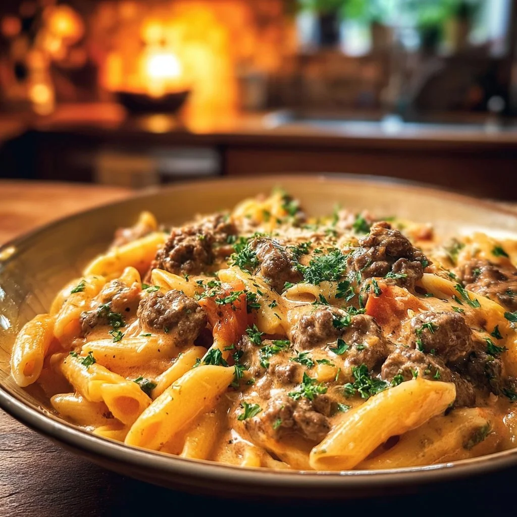 Creamy Beef Pasta