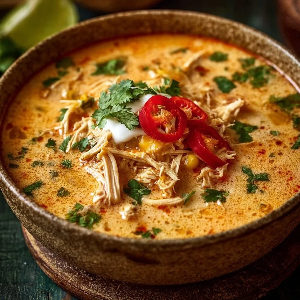 Creamy Chicken Enchilada Soup