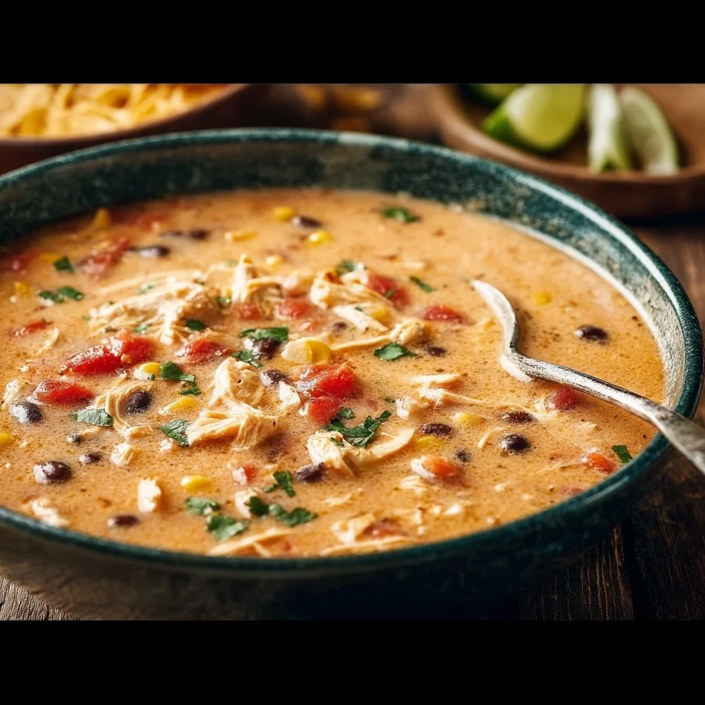 Creamy Chicken Tortilla Soup