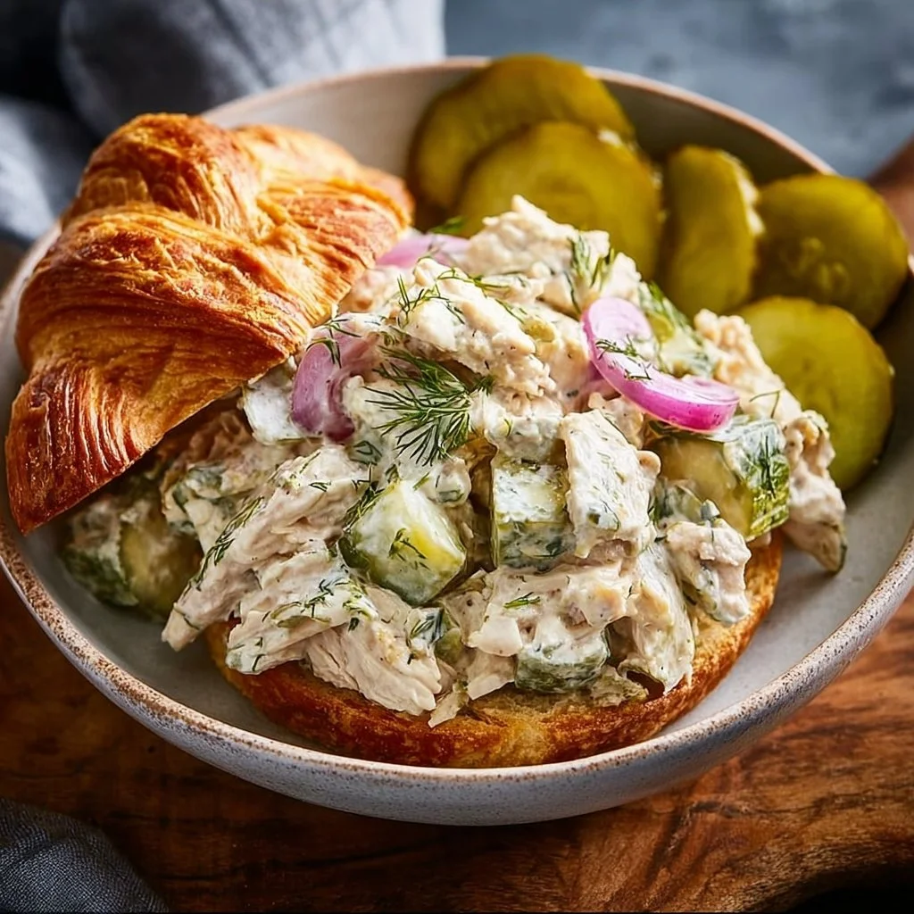 Flavored Dill Pickle Chicken Salad