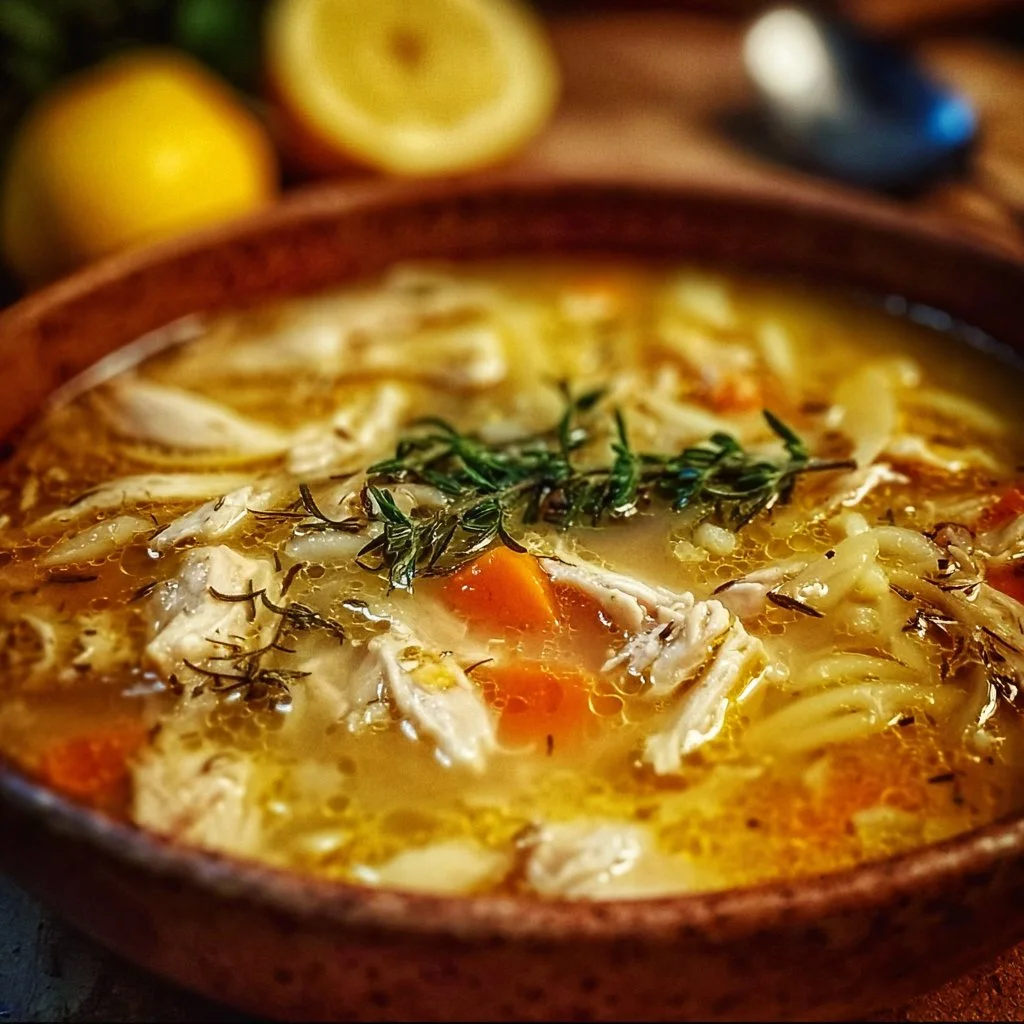 Greek Lemon Chicken Soup