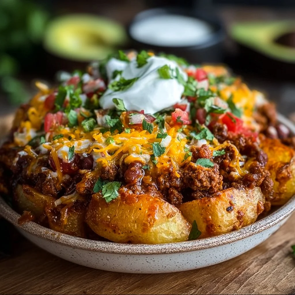 Loaded Potato Taco Bowl
