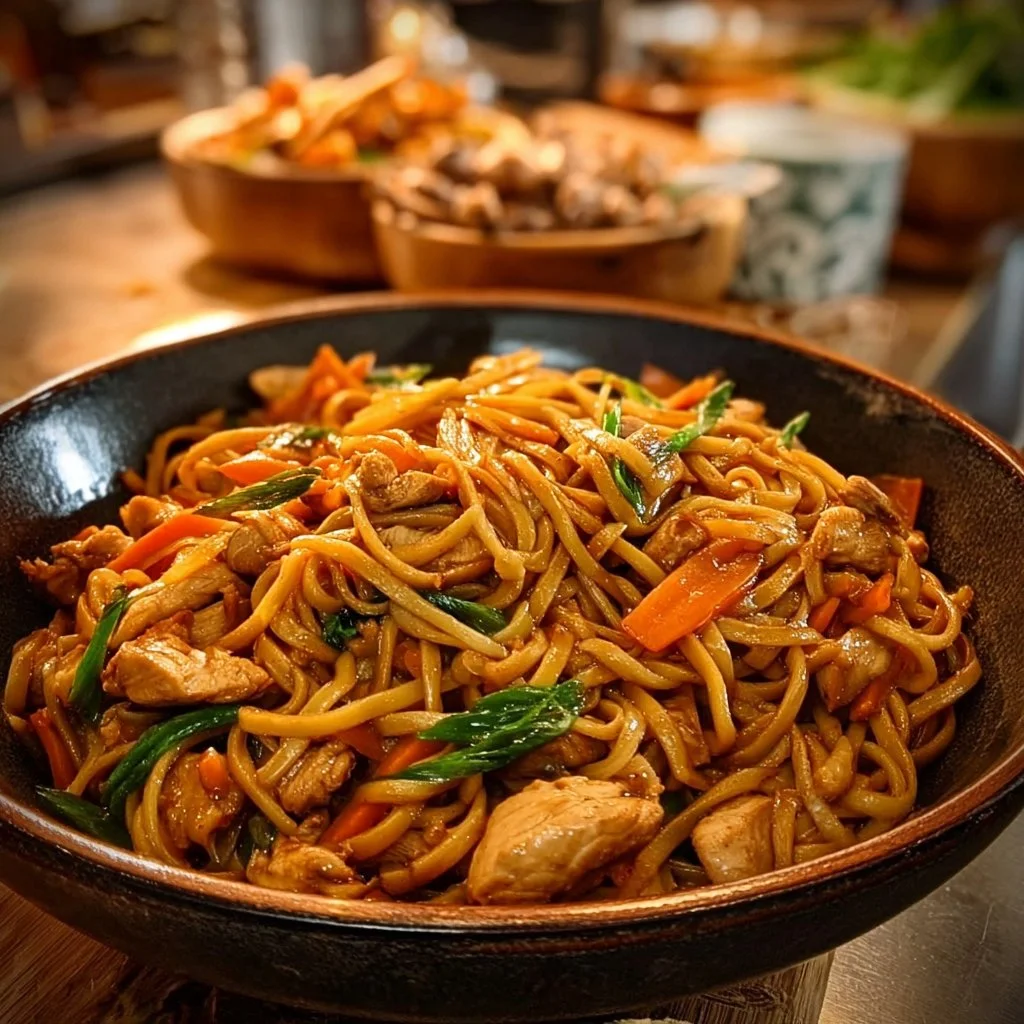 Easy Chicken Lo Mein