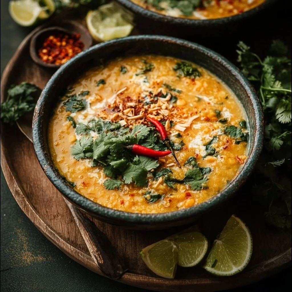 Thai Coconut Red Lentil Soup