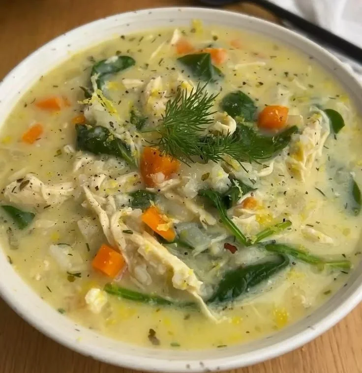 Greek Lemon Chicken Soup (Avgolemono)