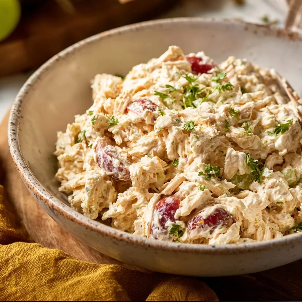 High Protein Cottage Cheese Chicken Salad