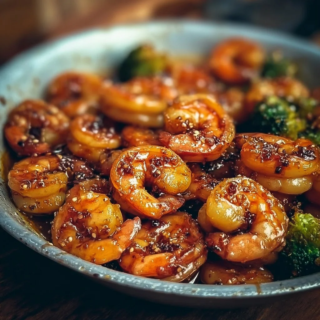 High-Protein Honey Garlic Shrimp