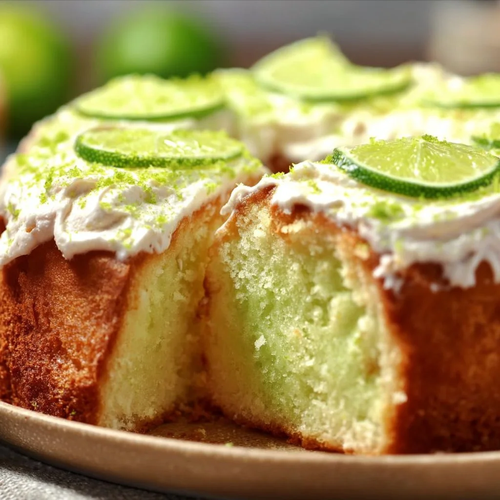 Key Lime Poke Cake