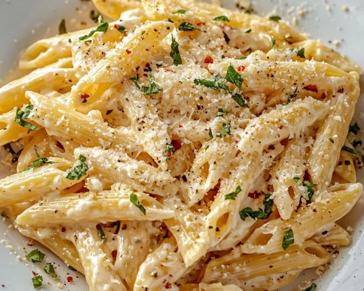 One Pot Creamy Garlic Pasta