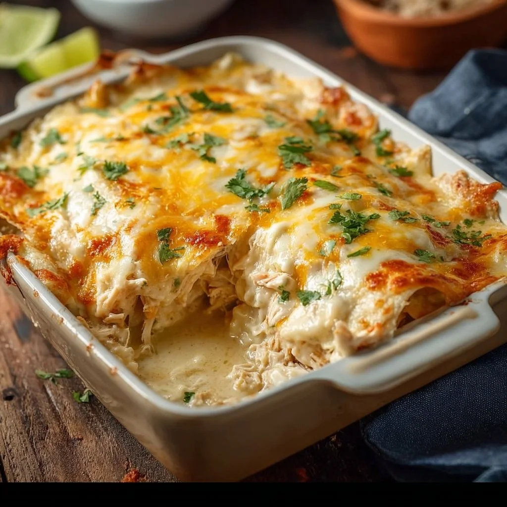 White Chicken Enchilada Casserole: A Beginner’s Guide to Creamy Comfort in a Pan