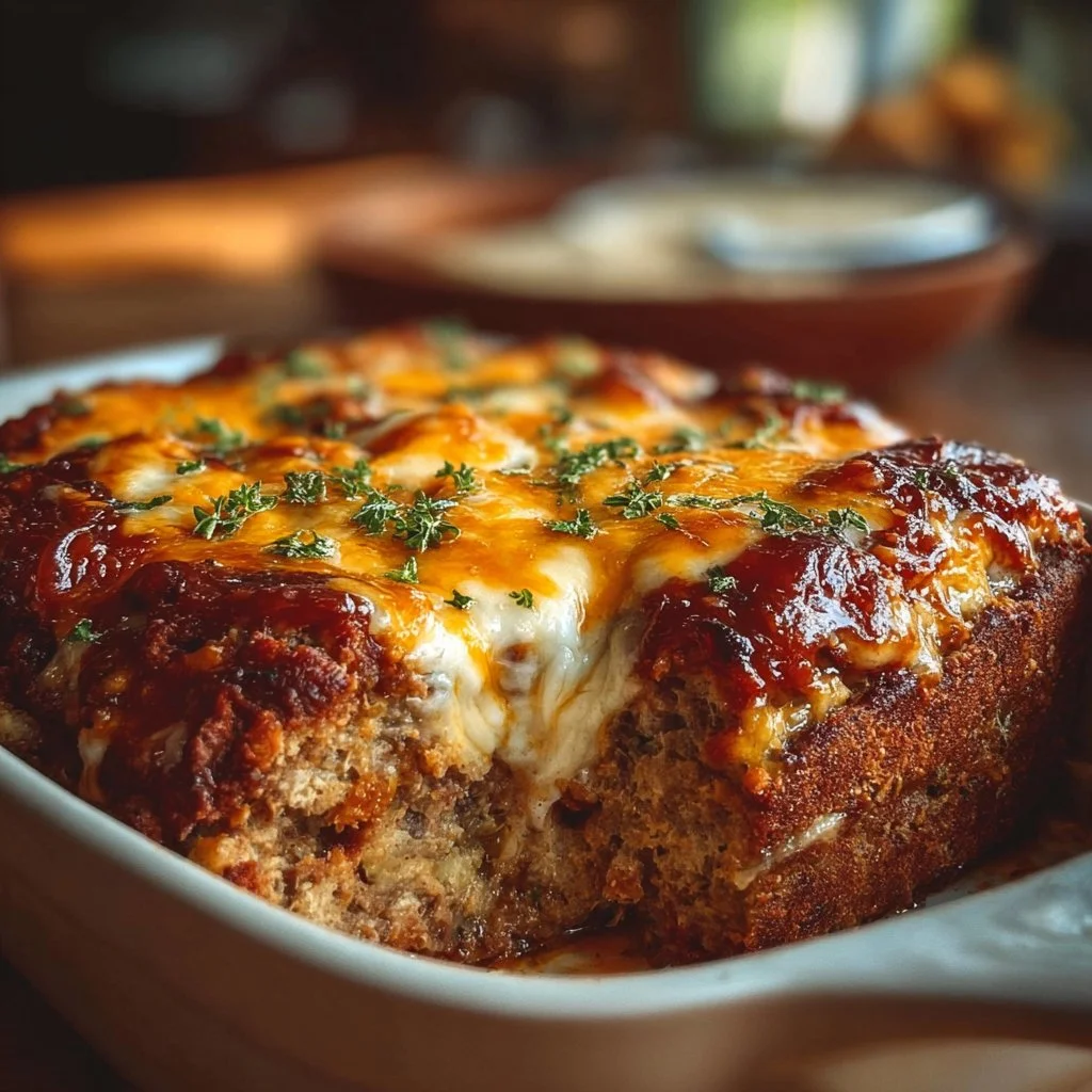Cheesy Meatloaf Casserole