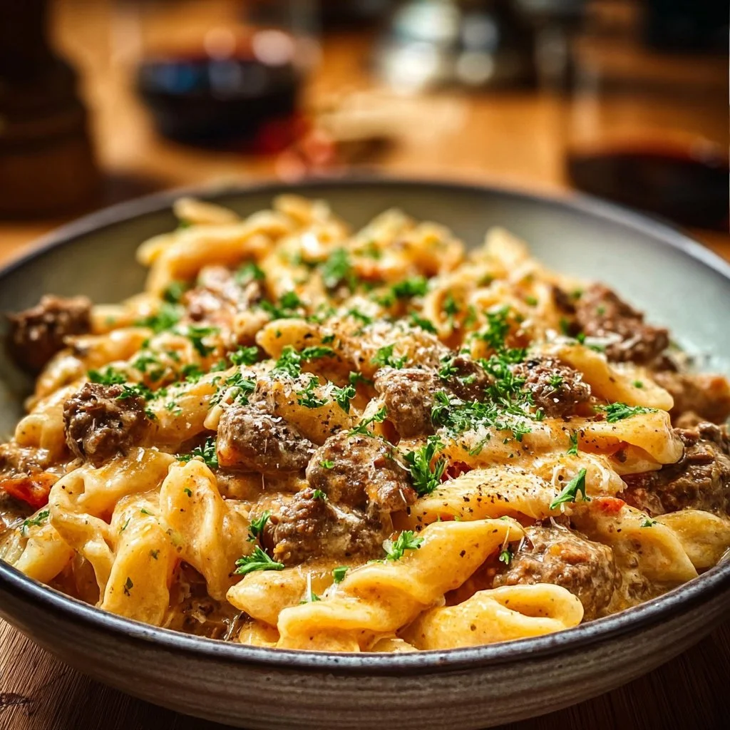 Creamy Beef Pasta